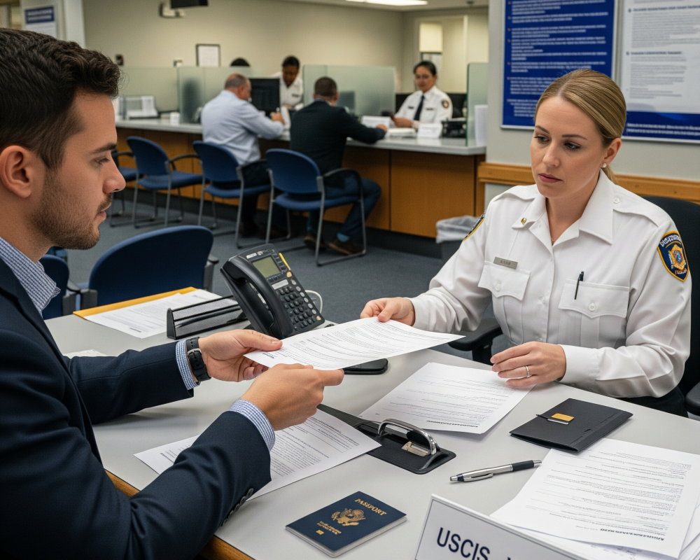 Visa approvation in process