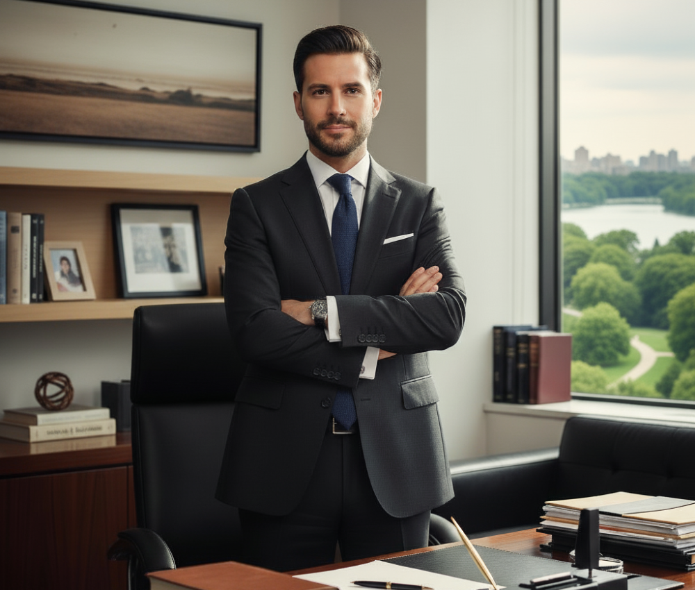 lawyer young in the office