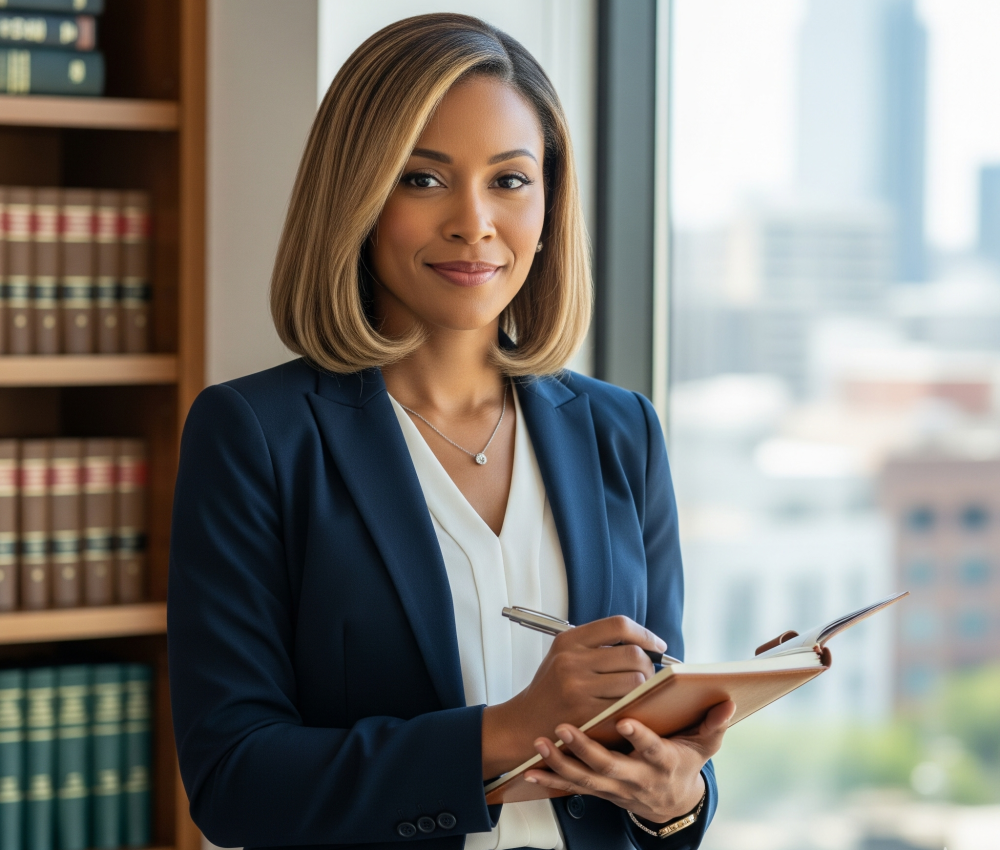 lawyer in the office